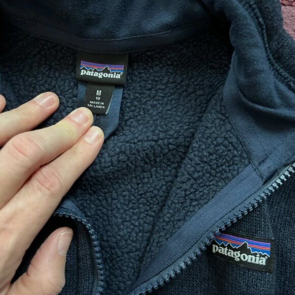Patagonia Dark Blue Better Sweater Size 10 VGUC Must need for Winter! - Picture 2 of 3